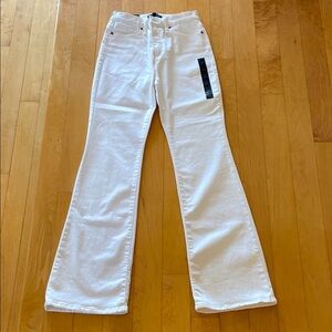 Banana Republic White flare jeans